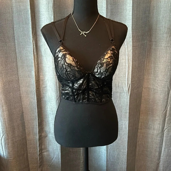Charlotte Russe Tops - Black Lace Charlotte Russe Top